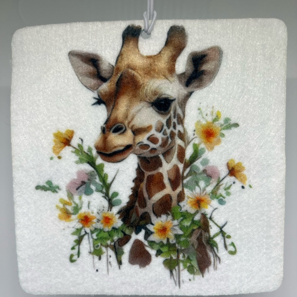 Beautiful Giraffe Air Freshener